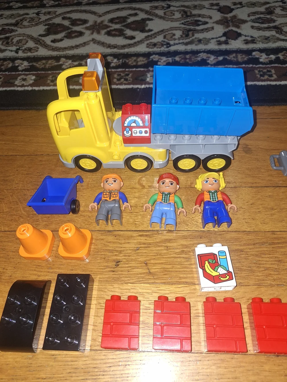 LEGO DUPLO Yellow Construction Site Playset for Kids